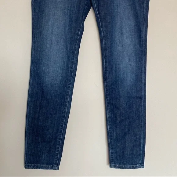 Boden Blue Denim Skinny Ankle Skimmer Mid-Rise Jeans, size 8L - Picture 4 of 15